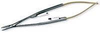 Premier Castroviejo TC Needle Holder with Tungsten Carbide Inserts and Gold Handle