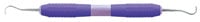 Premier Big Easy Ultralite McCall 17/18 Double-Ended Curette, Silicone Grip, 1/2" Diameter, 16g, Purple, 1/Pkg, 05637