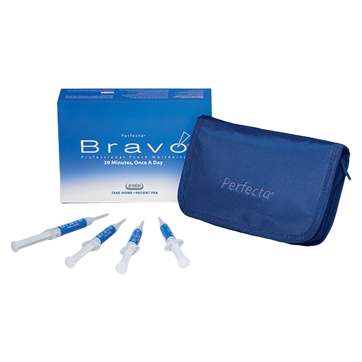 Perfecta Bravo 9% Hydrogen Peroxide Tooth Whitening Gel, 3 cc Syringes, 50/Pk, 4000094