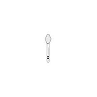 Two Striper Diamond Bur, FG, Barrel, #240, Coarse, Green, 4.8 mm Major/1.2 mm Minor Diameter, 5/Pk, 2015077