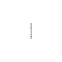 Two Striper Diamond Bur, FG, KR Taper Flat End, 723.6 KR, Coarse, Green, 1.5 mm Major/1.0 mm Minor Diameter, 6.0 mm Length, 5/Pk, 2015996