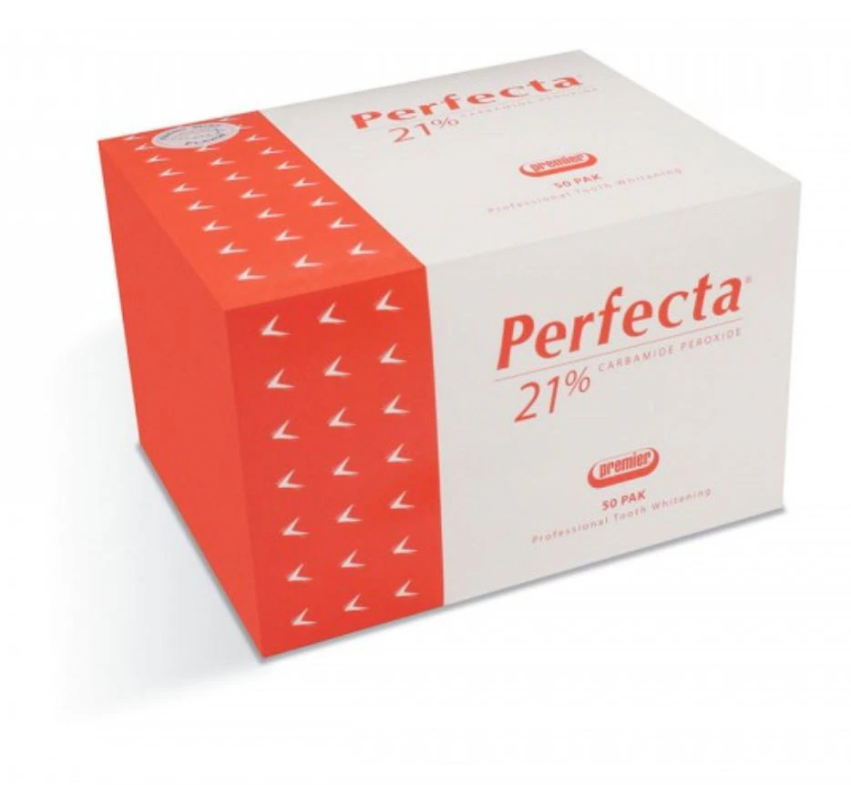 Perfecta 21% Carbamide Peroxide Take-Home Whitening Gel Refill, Mint, 50 x 3cc Syringes, 50/Pk