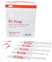 RC-Prep Chemo-Mechanical Root Canal Preparation Syringe Kit, 5 x 3cc Syringes with 50 Applicator Tips, 9007129