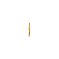 Premier Two Striper ShortCut Gold-Plated Curettage Diamond Bur, Friction Grip Short Shank, Medium Grit, Cone Beveled End, #254.SB S, 5/Pkg, 2015922