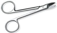 Premier Crown and Collar Scissors, Curved/Sharp, 4" (10.2 cm), Stainless Steel, 1/Pk, #9085344