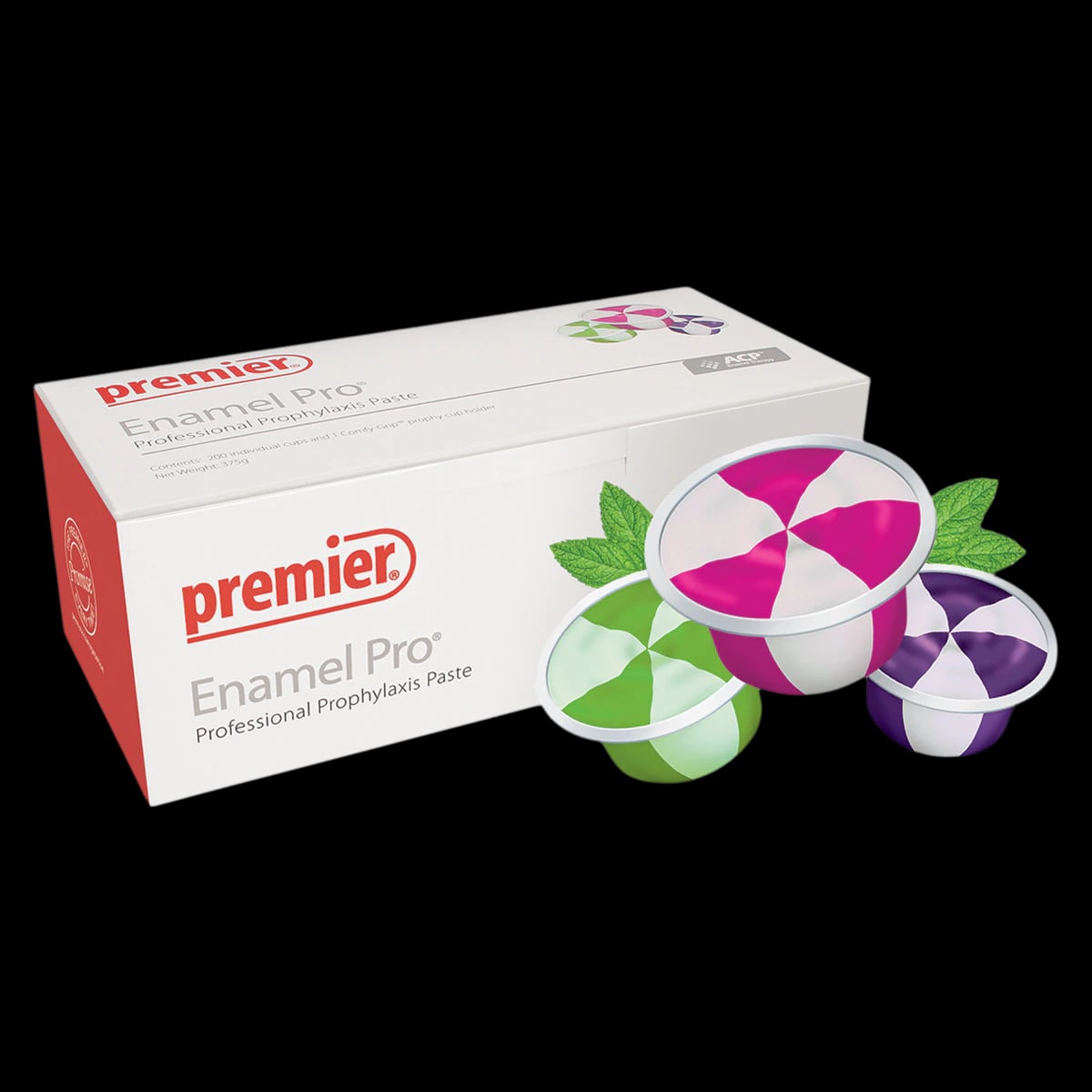 Enamel Pro Prophy Paste with Fluoride and ACP, Coarse Grit, Cinnamon, Unit Dose Cups, 200/Box, 9007606