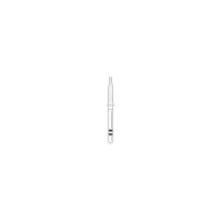 Two Striper Diamond Bur, FG, Flat-End Taper, L701.9, Coarse, Green, Long Shank, 5/Pk, 2015657