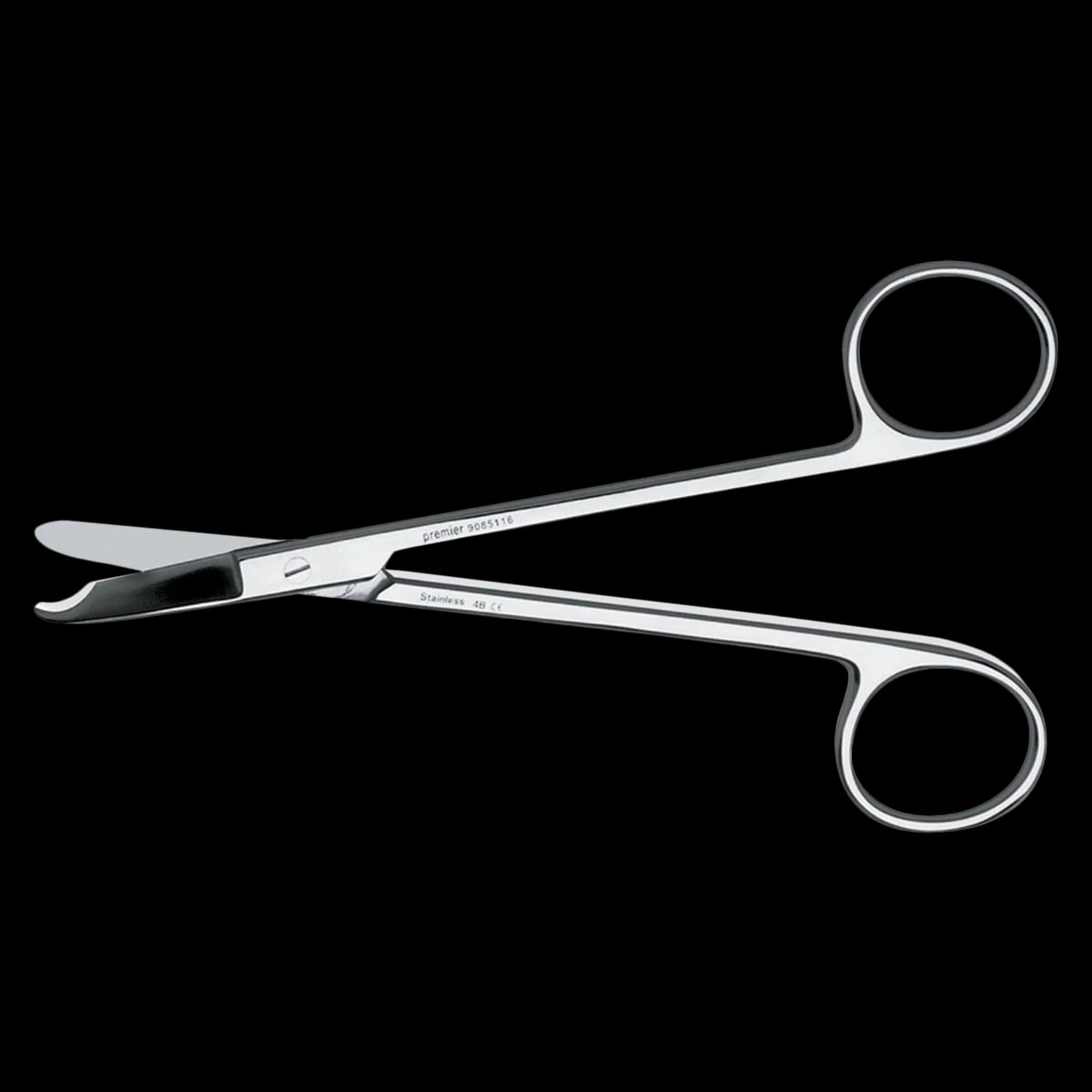 Premier Dental Products Littauer Suture Scissors, 5.5", Straight Blade, Blunt Tip, Stainless Steel, Each, 9085116