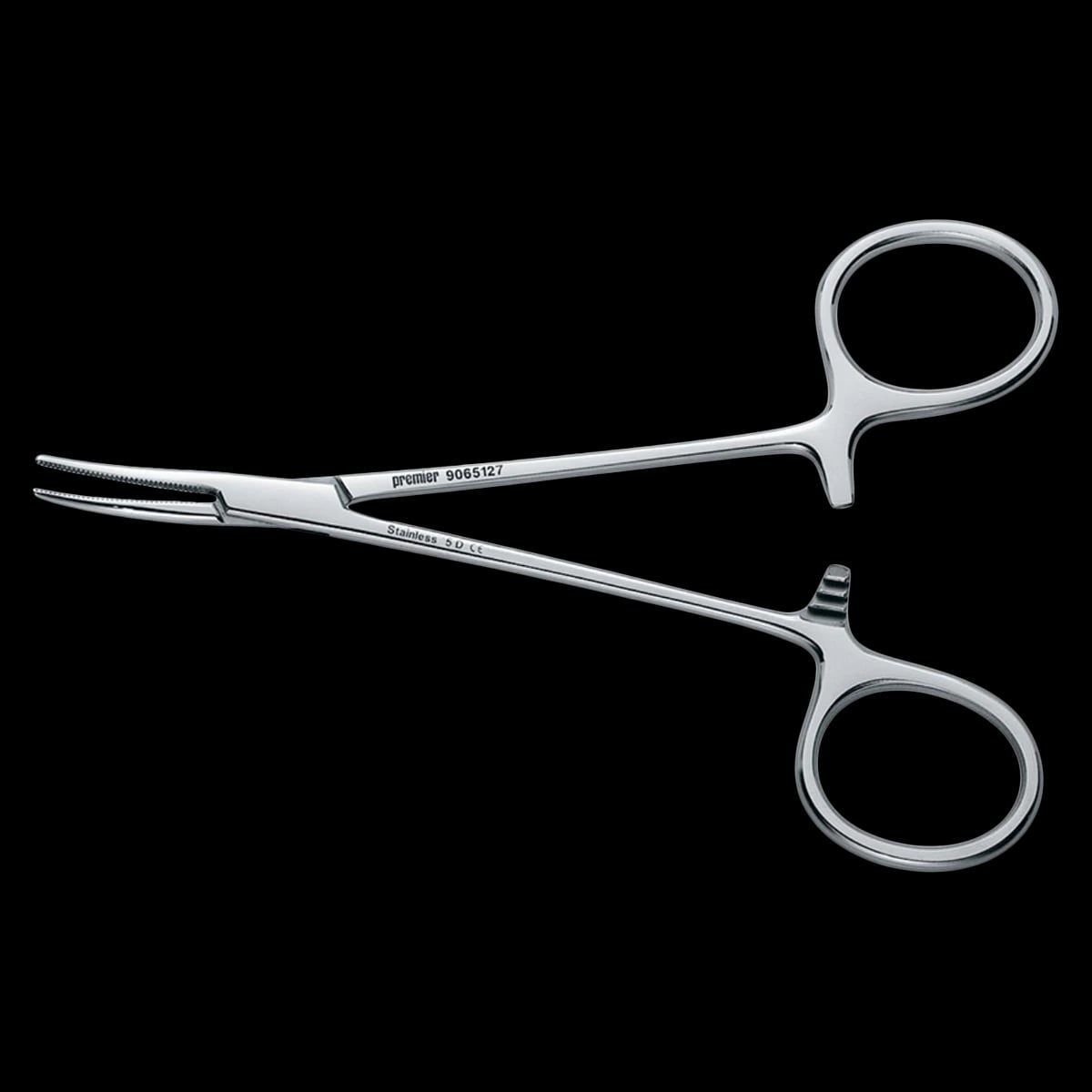 Premier Hemostat, Curved, 4-3/4" (12.1 cm), Stainless Steel, 1 Each, #9065127
