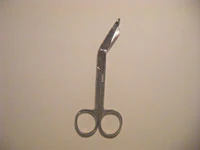 Lister Bandage Scissors, Angled 5-1/2" Chrome, Each