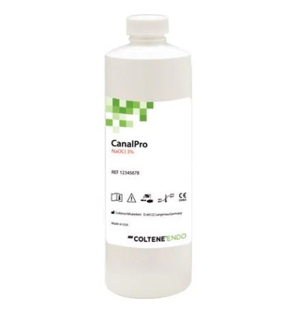 CanalPro NaOCl 3% Sodium Hypochlorite Irrigation Solution, 16 oz (480 ml) Bottle, 1/Pk, 60011160