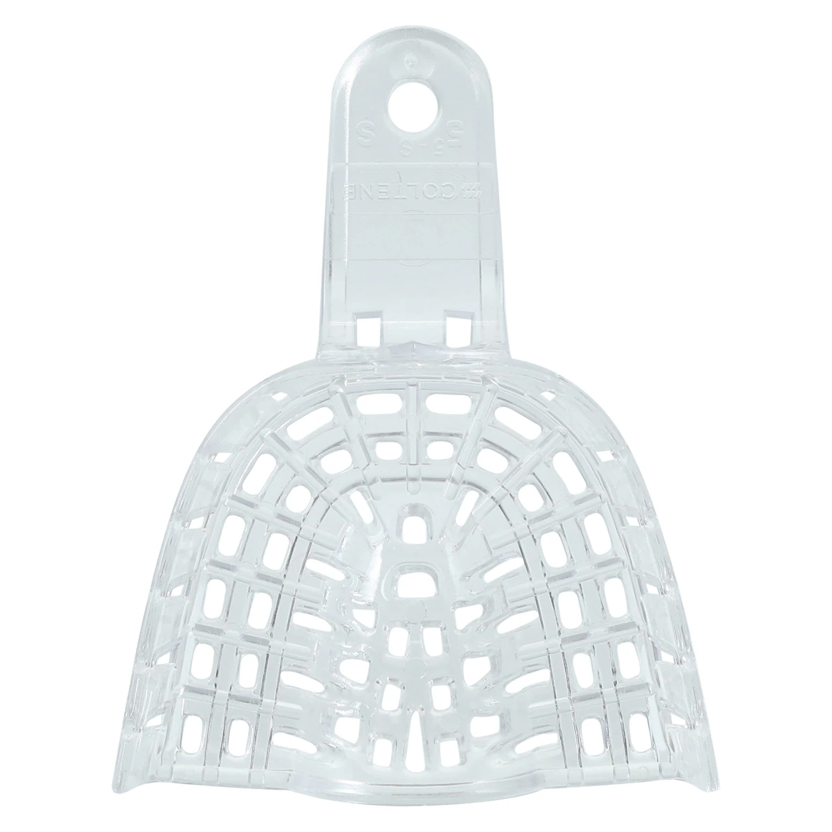 President Disposable Impression Trays, #5 Small Upper, Clear, Perforated, 12/Pk, C6905