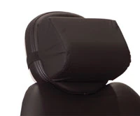 Crescent Memory Headrest, Black, Memory Foam, DP59