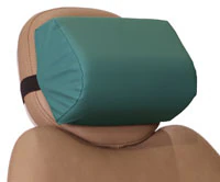Crescent Memory Headrest, Dark Teal, Memory Foam, DP56
