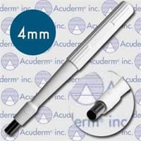 Acu-Punch Dermal Biopsy Punch, 4mm, Stainless Steel Blade, Sterile, Disposable, 25/Box
