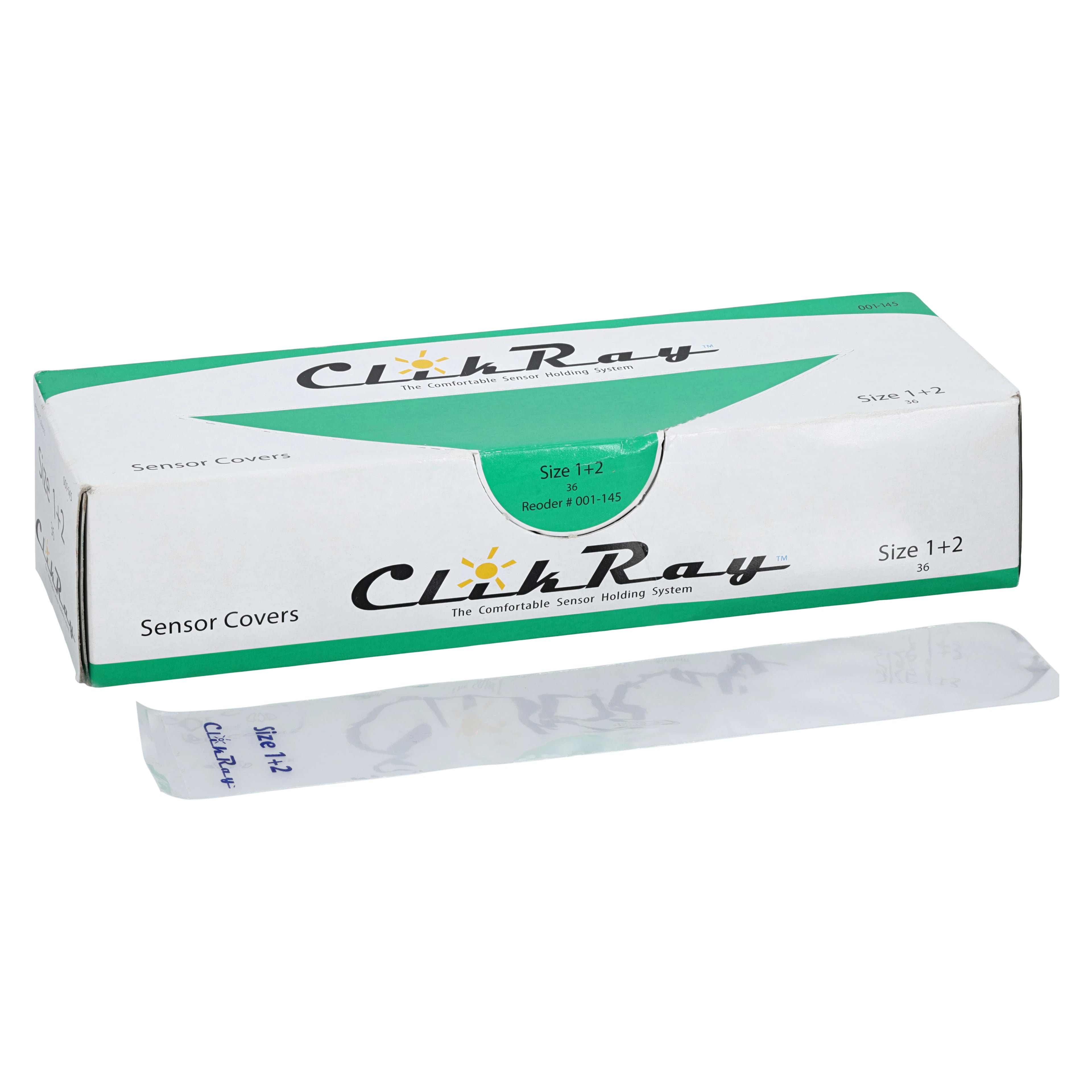 ClikRay Sensor Cover, Size 1+2 (36 mm), 500/Box, 001-145