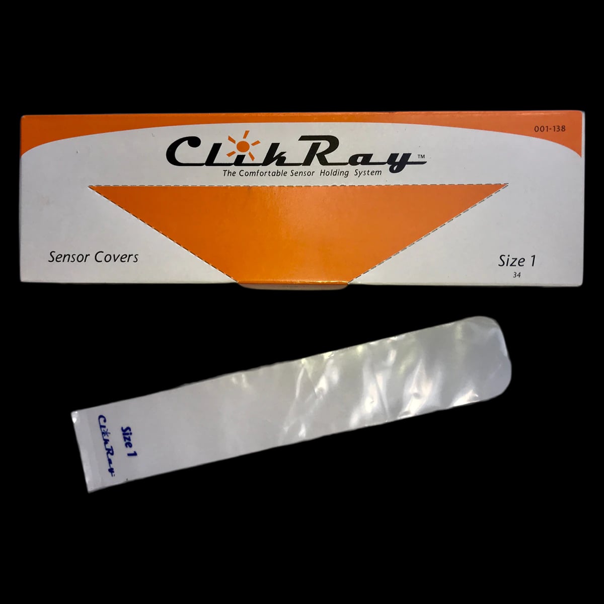 ClikRay Sensor Cover, Size 1 (34 mm), 500/Box, 001-138