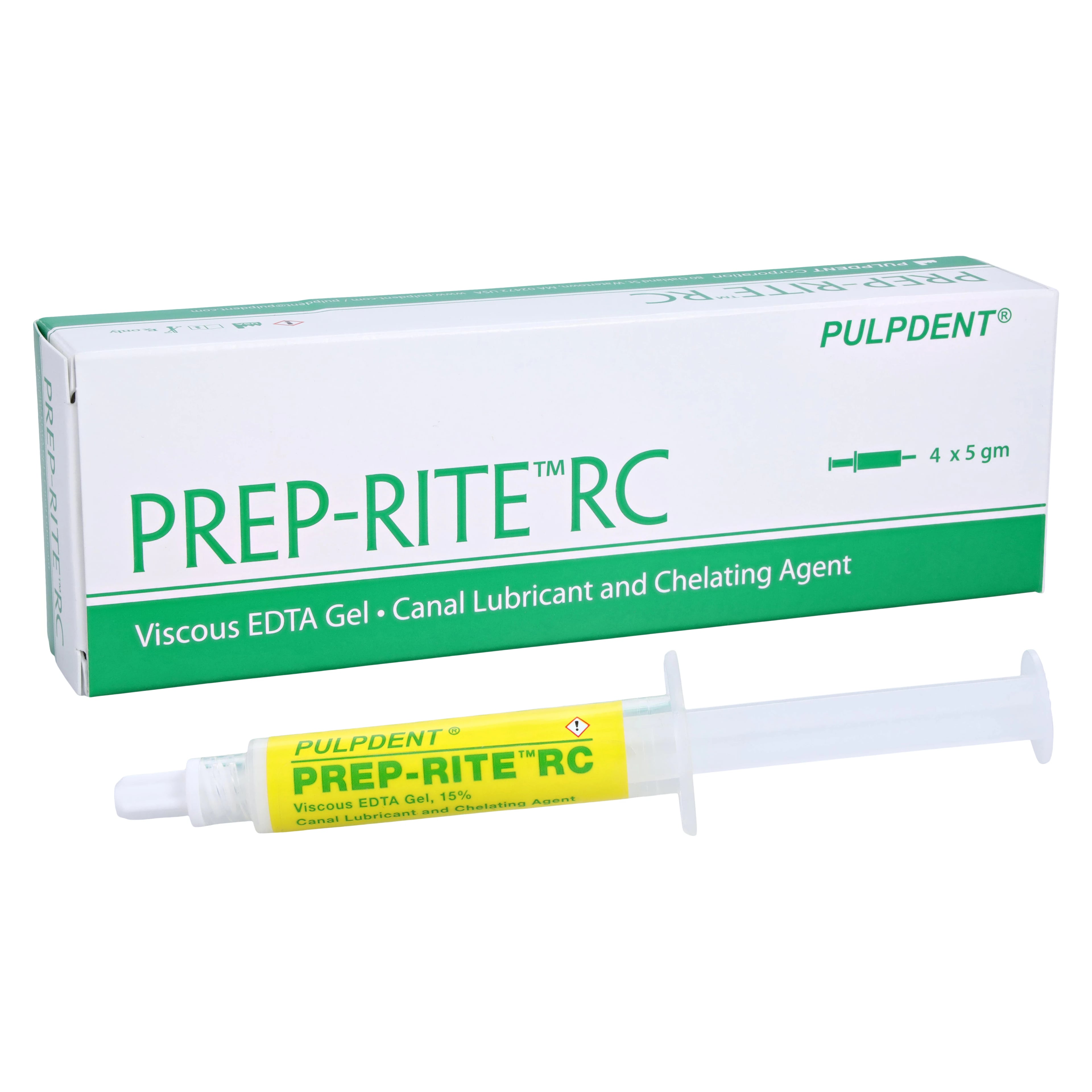 Prep-Rite RC 15% EDTA Gel, Syringe, 5 g, 4/Pk, PRC
