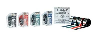 Arti-Fol Metallic One-Sided Articulating Film, 12 Microns, 22 mm x 20 m, Black, 1 Roll/Pk, BK30