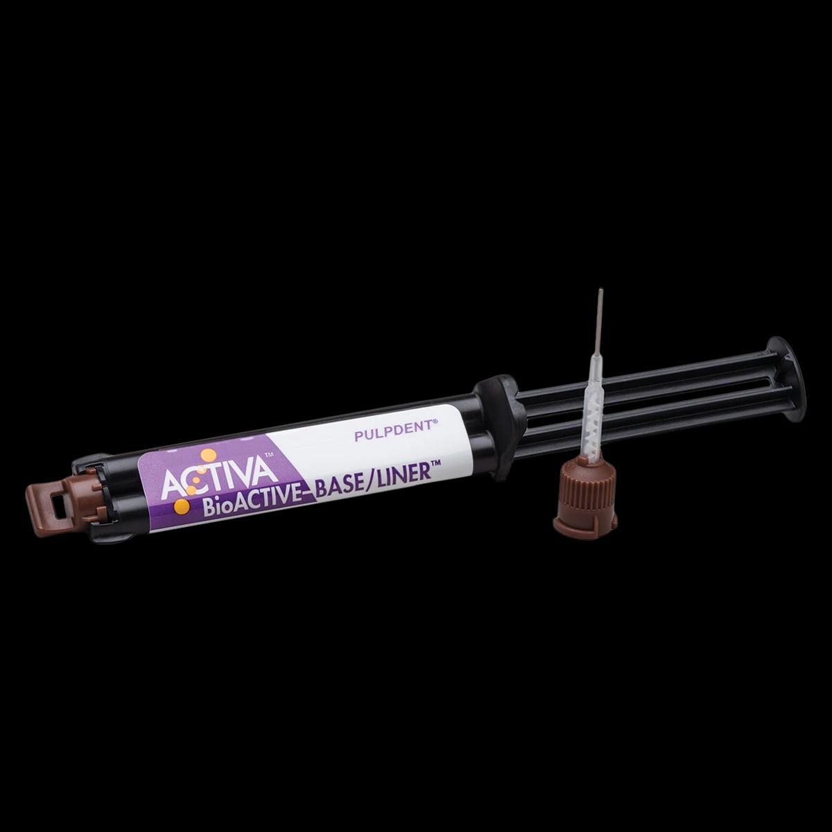 Pulpdent ACTIVA BioACTIVE-Base/Liner, Single Pack, 5 mL/7 g Syringe with 20 Automix Tips, VB1