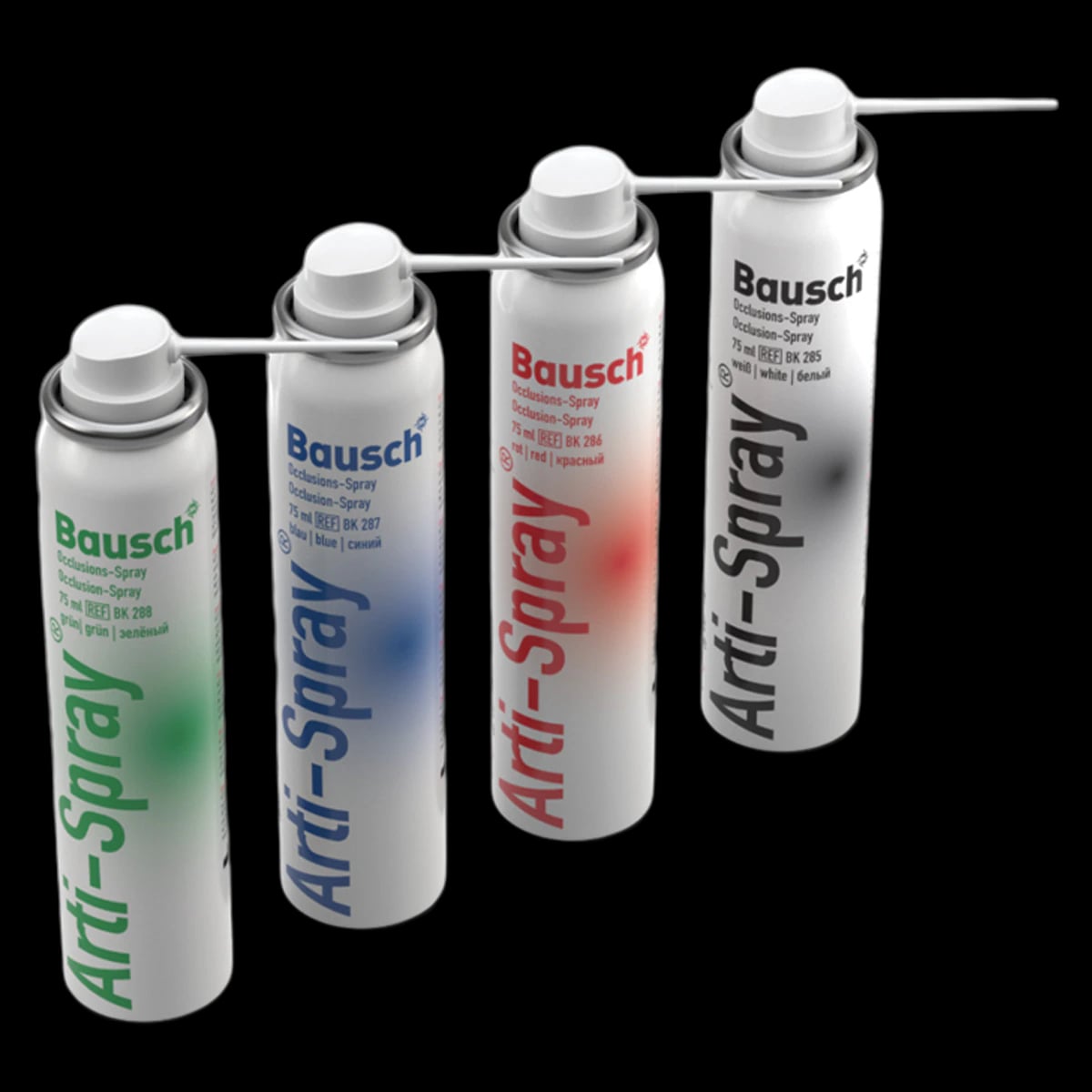 Bausch Arti-Spray Occlusion Spray, White, 75 mL Aerosol Can, BK 285