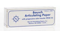 Bausch Articulating Paper Straight Booklets, 200 Microns, Blue, Progressive Color Transfer, 300/Pk, BK-05