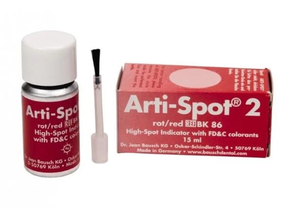 Arti-Spot 2 High-Spot Indicator, for Ceramics, 15 ml, Red, 1/Pk, BK86