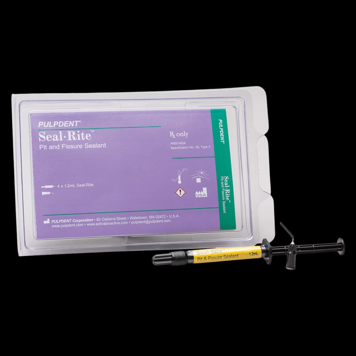 Seal-Rite™ Pit and Fissure Sealant, Regular Viscosity Procedure Kit, 1.2 mL Syringe, Off White, 1 Kit