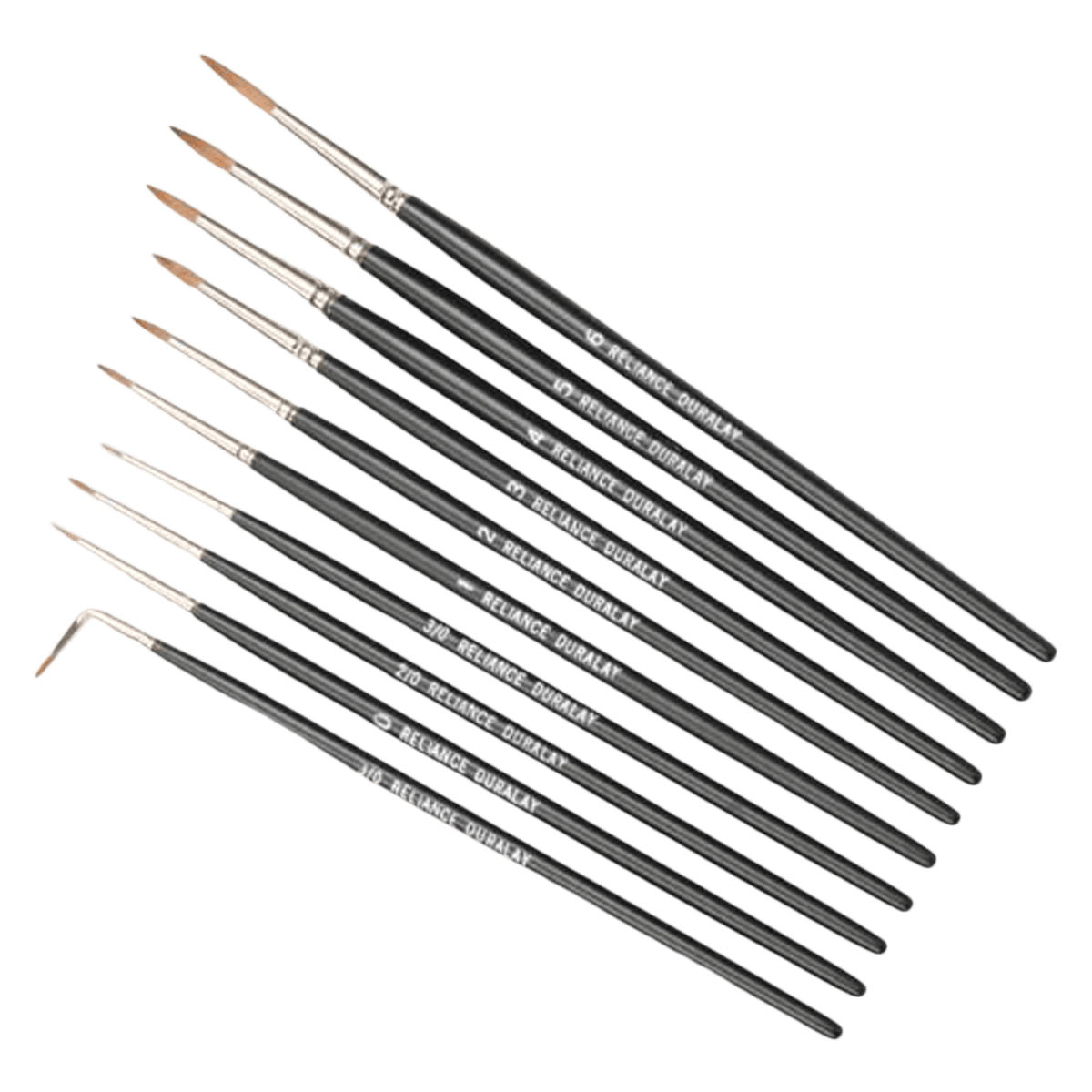 DuraLay Ceramist Brush Red Sable Angled #1, Each