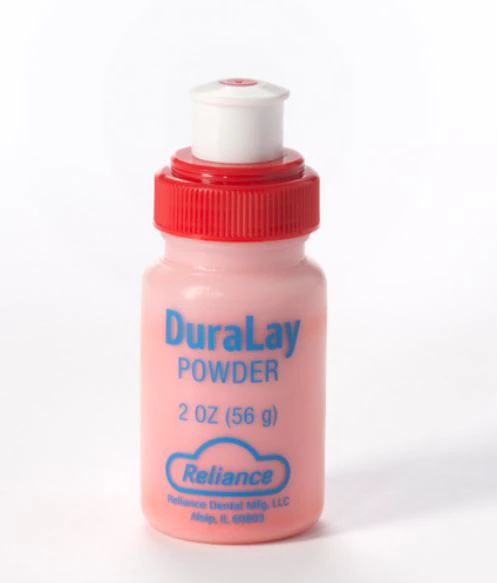 DuraLay Powder, Denture Resin Inlay Resin, Clear, 2 oz/Bottle