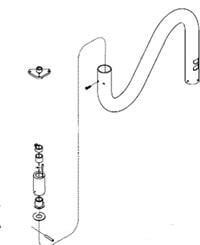 Midmark 355 Light Tube Kit for 9 ft. Ceiling (Down Tube Assembly)