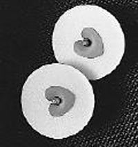 Dyna/Trace ECG Electrode, Adult, 1.9" Round, Foam/Wet Gel, Snap, 5/Package