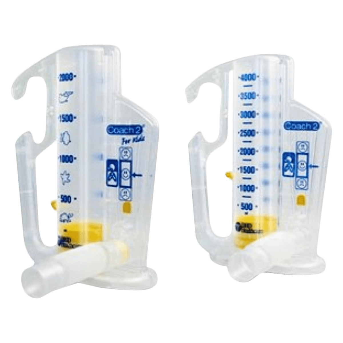 Coach II Incentive Spirometer, 1-Way Valve, 4000 mL, 12/Case