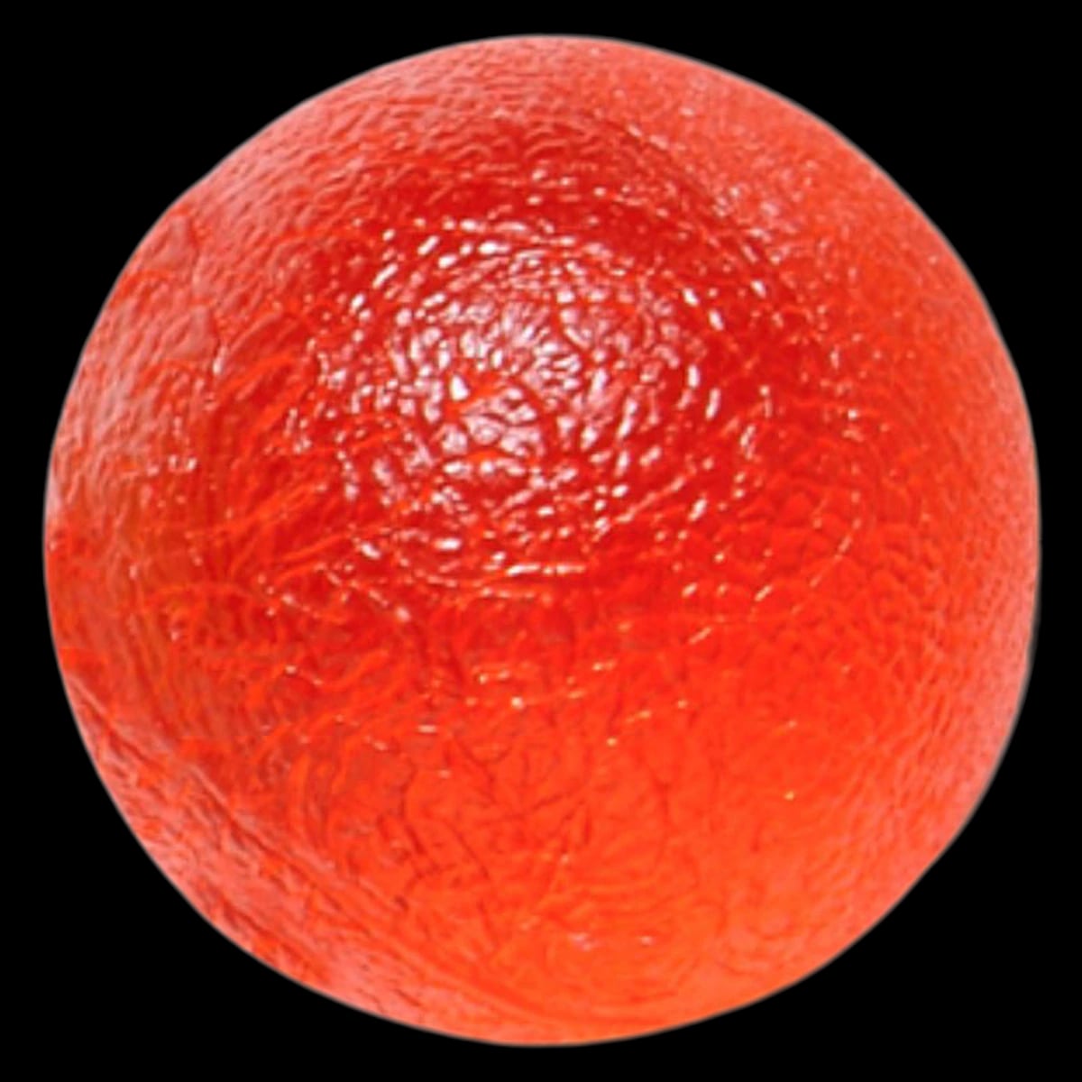 CanDo Gel Hand Exercise Ball, Small, Red (Light Resistance)