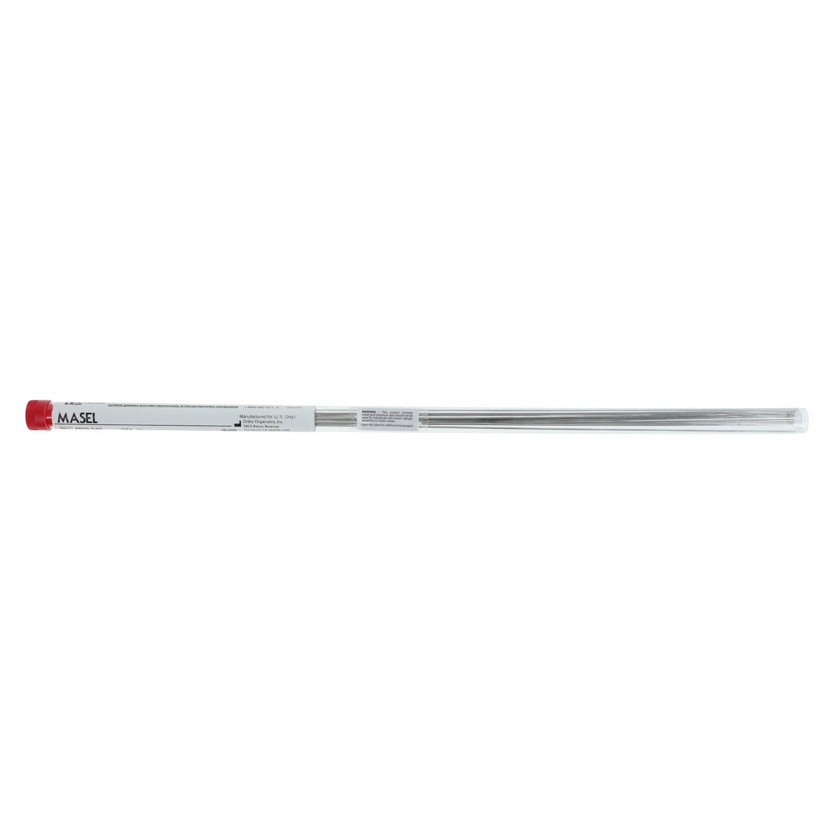 Wire Round Stainless Steel 14" Spring Temper 18Ga 0.040" 10/Pk