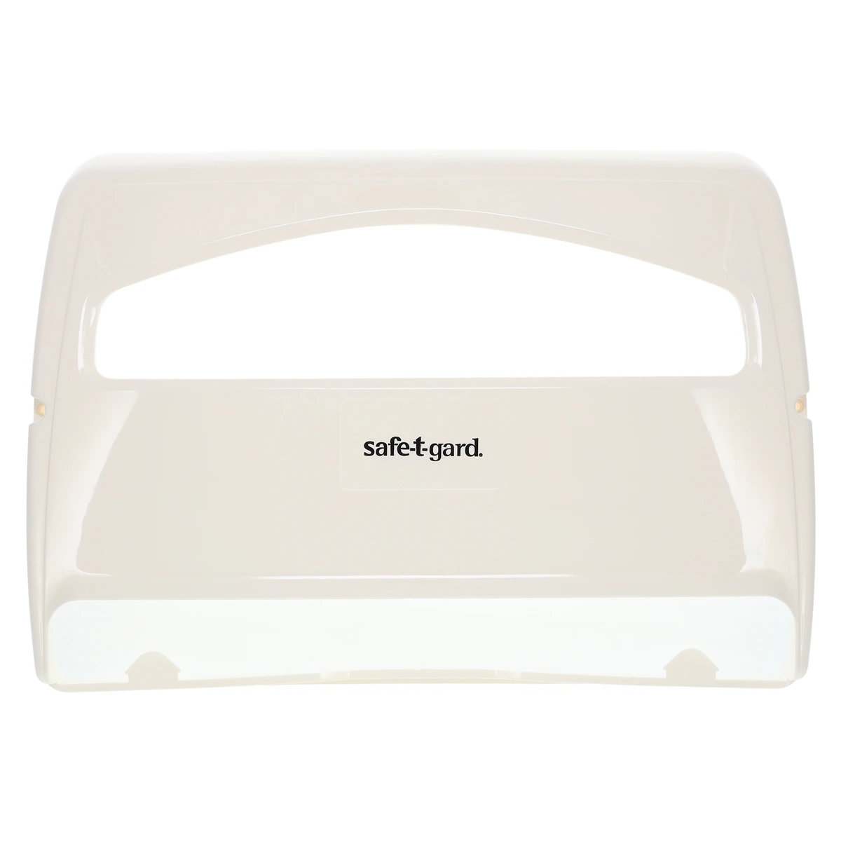 Safe-T-Gard Toilet Seat Cover Dispenser, White Plastic, Wall Mount, 1/2 Fold, Georgia Pacific #47046/47052