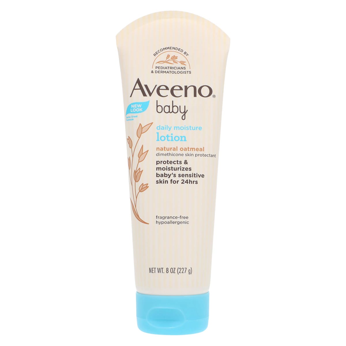 Aveeno Baby Daily Moisturizing Lotion, Fragrance Free, Paraben Free, Hypoallergenic, 8 oz Tube