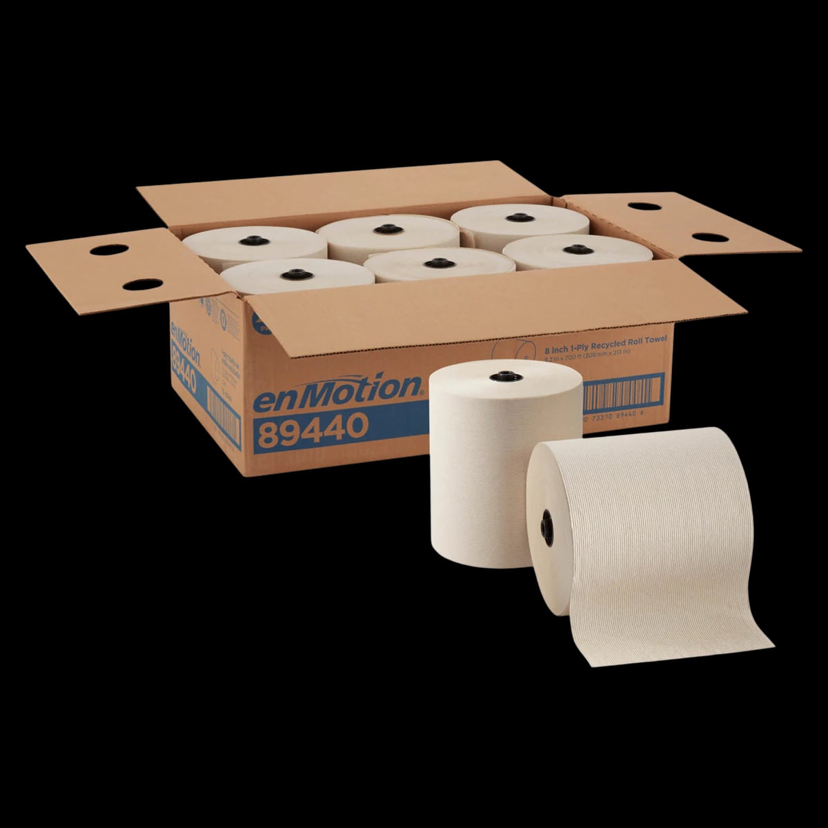 Georgia-Pacific enMotion High Capacity Towel Roll, 50% Recycled Fiber, 8.2 in x 700 ft, Brown, 6 Rolls/Case
