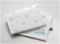 Graham Medical Exam Drape Sheet, 2-Ply Tissue, 40 in x 48 in, Non-Sterile, Wildflower, 100/Case