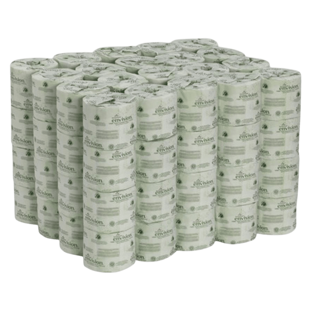 Pacific Blue Basic Standard Toilet Paper, 2-Ply, White, 80 Rolls/Case