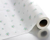 Graham Medical Exam Table Paper, Smooth, Wildflower Print, 18 in x 225 ft, 12/Case