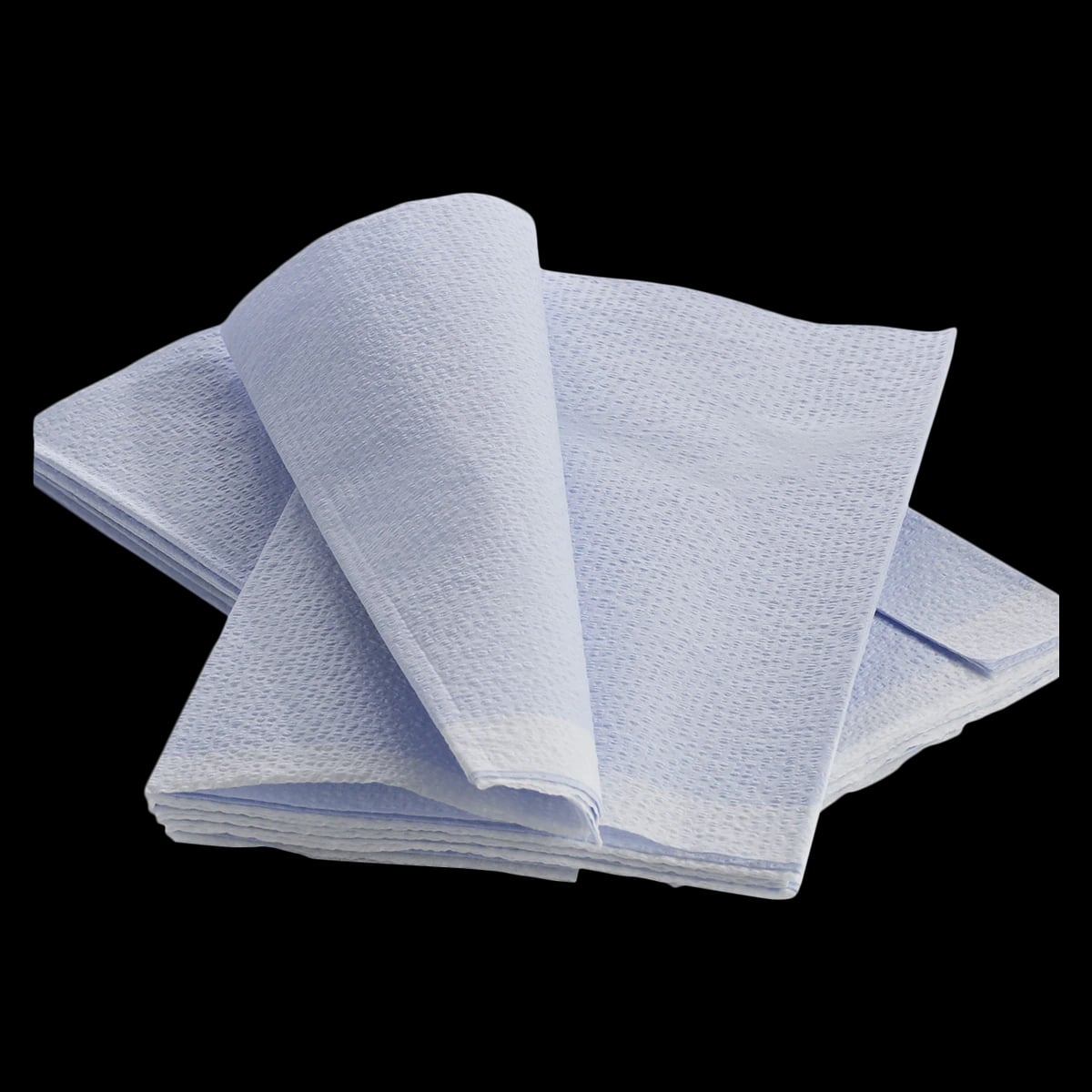 Graham Medical Stretcher Sheet, Fanfold, Non-Sterile, Blue, 40 in x 72 in, 48/Case