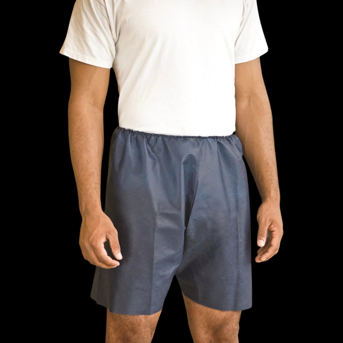MediShorts Disposable Exam Shorts, Nonwoven, Blue, Unisex, Large/X-Large, 22 in-48 in Waist, 50/Case, 090946