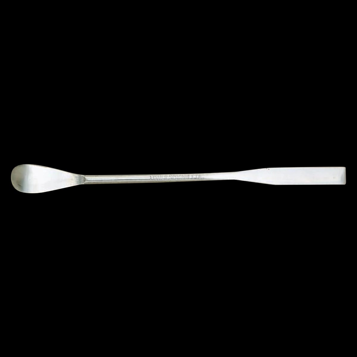 Fisherbrand Spoonulet Lab Spoon, Stainless Steel, 7-1/4" with Spatula End, 1/Each