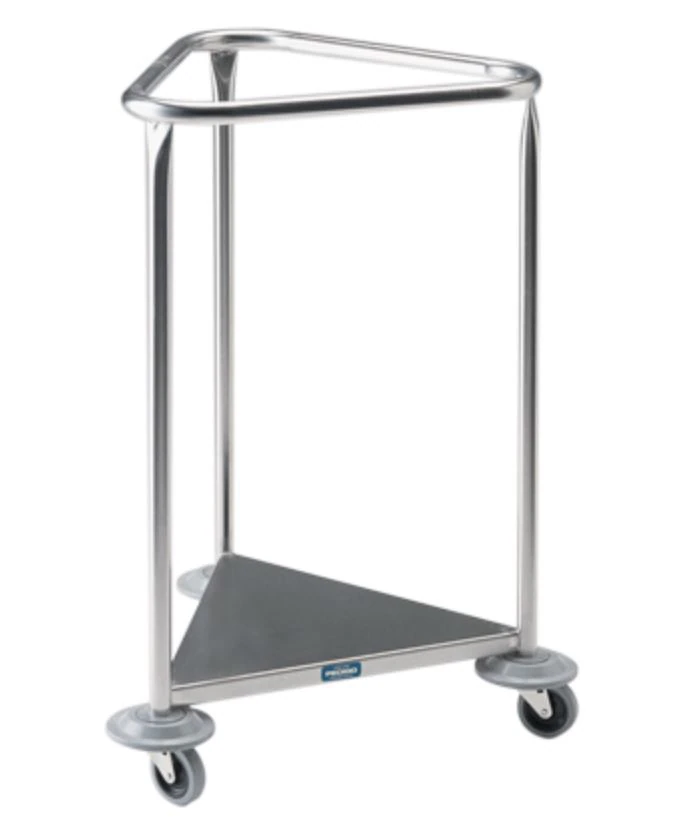 Pedigo Linen Triangular Stainless Steel Hamper, 35" x 80-7/8"
