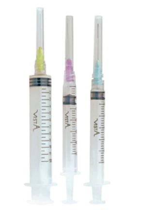 Vista Apex Appli-Vac 12cc Luer Lock Syringe with 30ga Side-Vented Tip, 100/Box, 316119