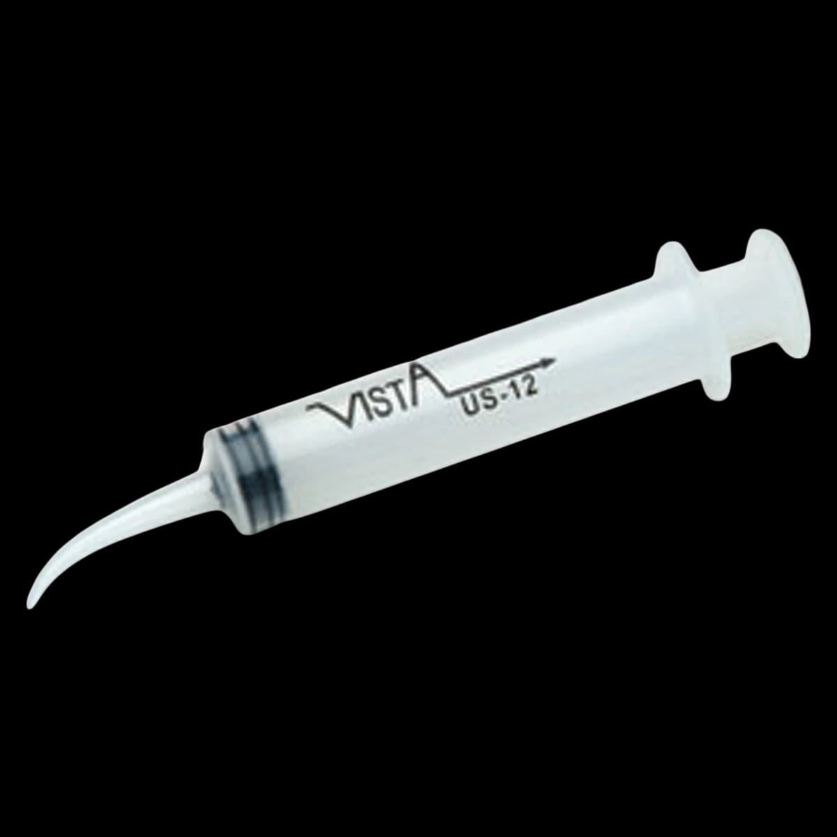 Vista Apex US-12 Utility Syringe, 12cc, Curved Tip, Disposable, Latex-Free, 50/Pk, 316600