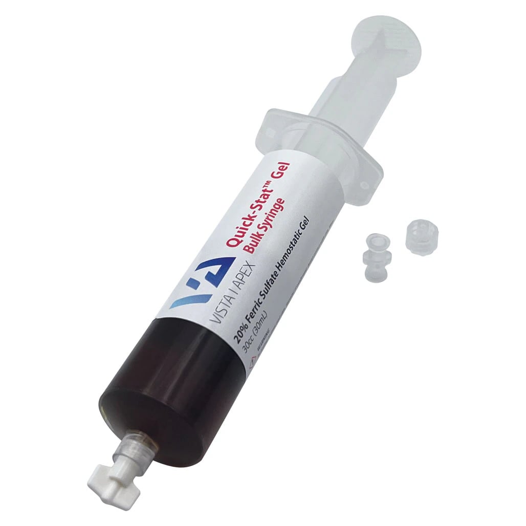 Quick-Stat Hemostatic Gel, 20% Ferric Sulfate, Bulk Syringe Refill, 30 mL, 1/Pk, 503555
