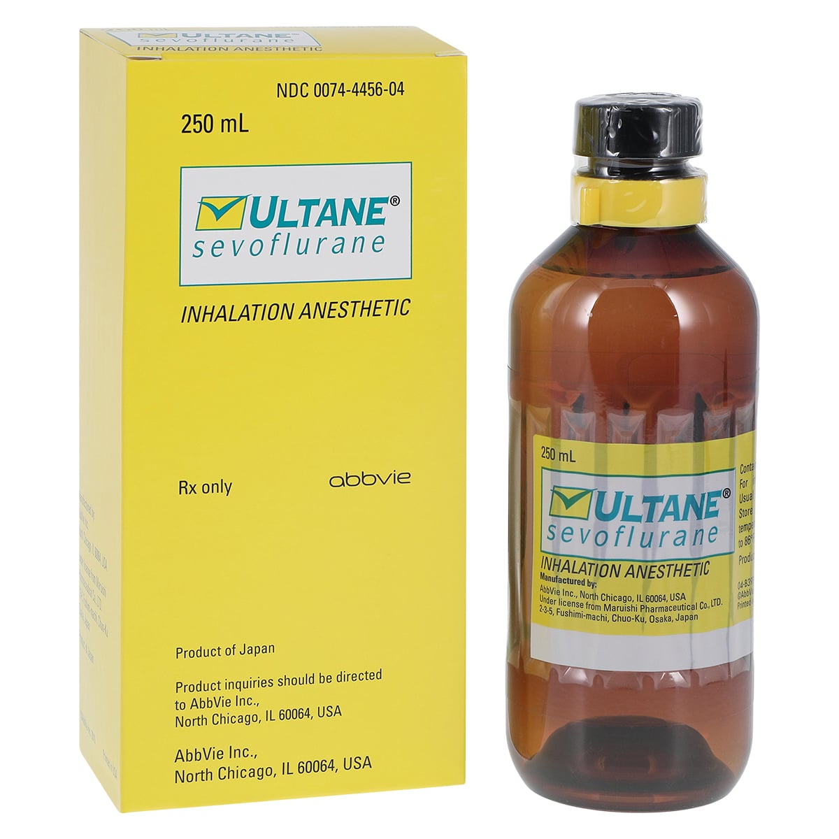 Ultane Anesthesia Inhalation Solution 100%, 250mL Bottle