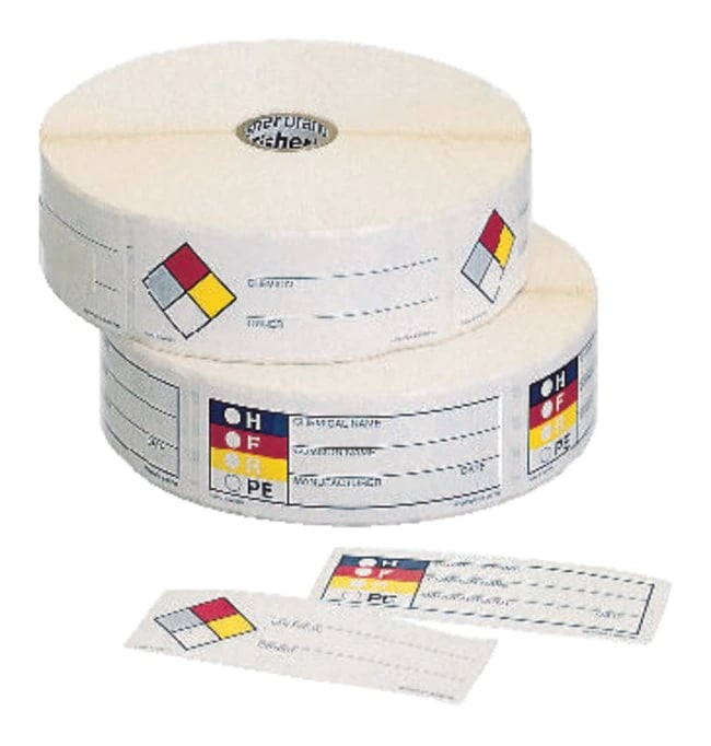 Fisher Scientific Write-On Labels, Non-Flammable Resistant, 1000/Roll, 1 Roll